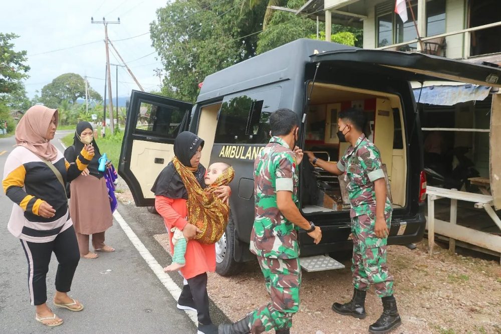 Salut! Ini Yang Dilakukan Danlanud RSA Terhadap Anak Pengidap Penyakit Hidrosefalus