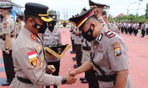 Kapolres Bintan Pimpin Sertijab Pejabat Polres Bintan