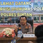 Tim Supervisi Divhumas Polri Kunjungi Polres Bintan Tim Supervisi Divhumas Polri Kunjungi Polres Bintan