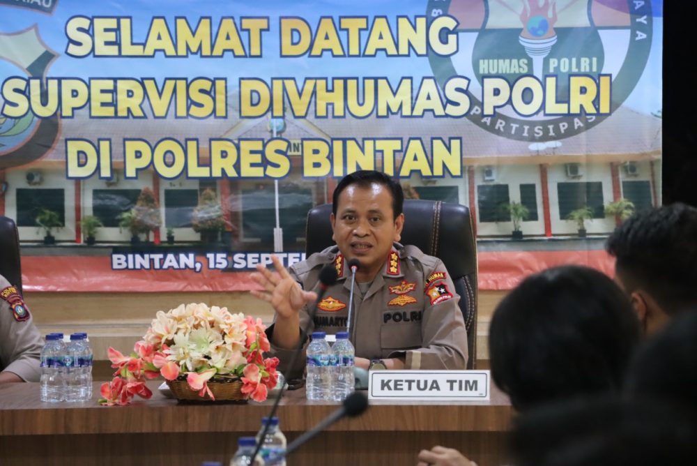 Tim Supervisi Divhumas Polri Kunjungi Polres Bintan