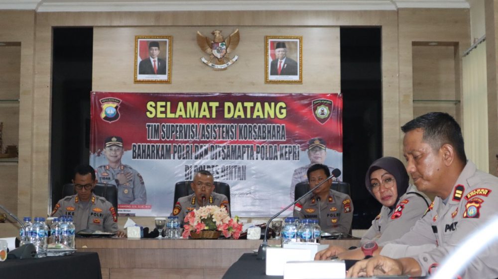 Polres Bintan Terima Kunjungan Supervisi dan Asistensi oleh Korps Sabhara Baharkam Polri