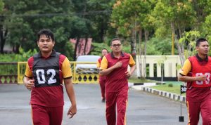 Kapolres Natuna Ikuti Tes Kesamaptaan Jasmani Bagi Internal