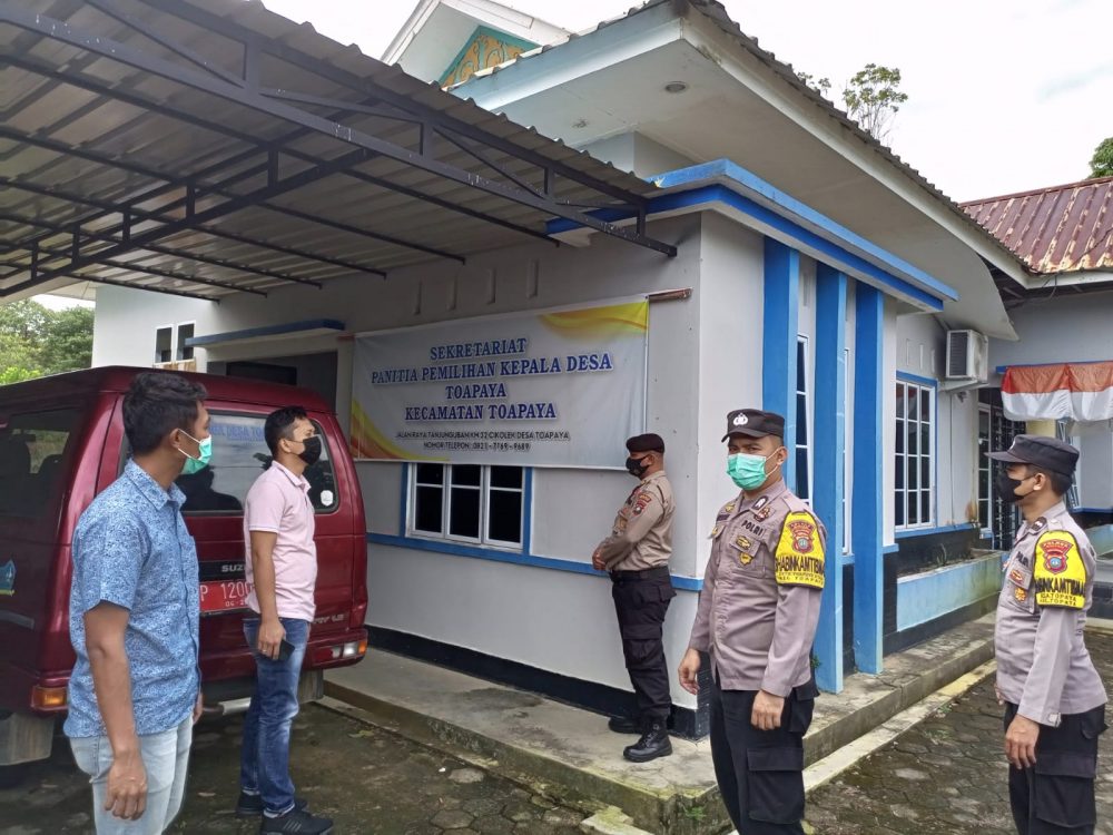 Dimasa Tenang Putaran Pilkades Serentak Kabupaten Bintan, Personil Polres Bintan Tetap Lakukañ Pengamanan Dimasa Tenang Putaran Pilkades Serentak Kabupaten Bintan, Personil Polres Bintan Tetap Lakukañ Pengamanan