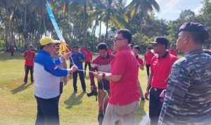 Ketua DPRD Natuna Turut Hadiri Pembukaan Turnamen Sepak Bola Piala Kades Kelanga