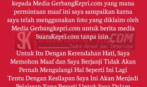 Suara Kepri Biro Lingga Ajukan Maaf Terkait Dugaan Plagiat Photo Suara Kepri Biro Lingga Ajukan Maaf Terkait Dugaan Plagiat Photo
