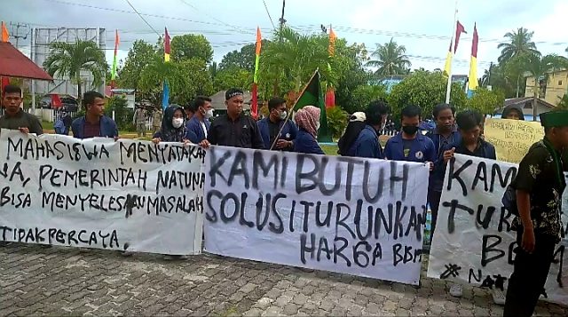 DPRD Natuna Terima Aspirasi Mahasiswa Tolak Kenaikan BBM