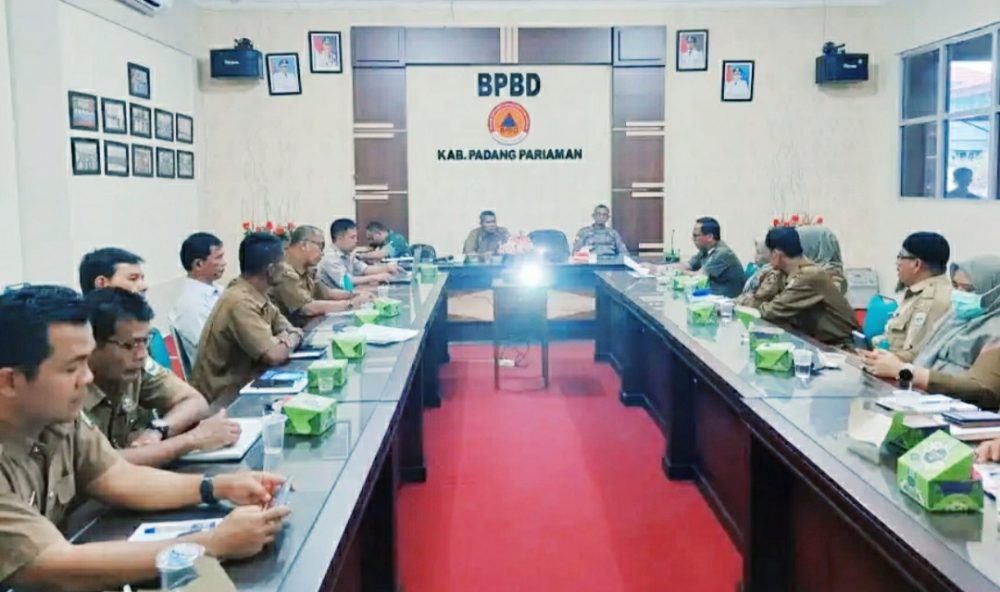 Kabid Penanggulangan Risiko Bencana BPBD Kabupaten Padang Pariaman, Pimpin Rakor Persiapan Pembentukan Destana