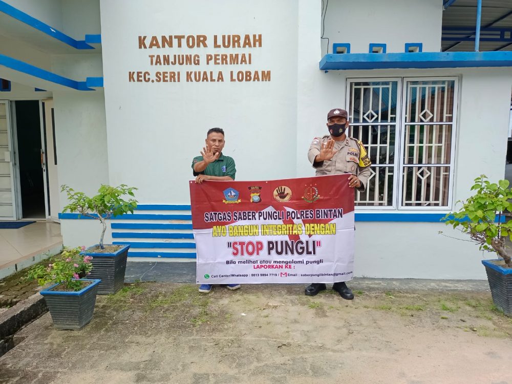 Polres Bintan Gencar Melakukan Sosialisasi Saber Pungli
