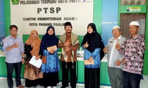 Pelepasan Kontingen MTQ KORPRI Tingkat Nasional dari Kemenag Padang Panjang