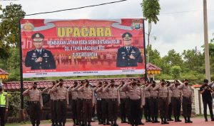 Polres Bintan Laksanakan Upacara Pembukaan Latihan Kerja Siswa SPN Polda Kepri Gelombang II Polres Bintan Laksanakan Upacara Pembukaan Latihan Kerja Siswa SPN Polda Kepri Gelombang II