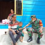 Babinsa Koramil 04/Letung Himbau Warga Jaga Kebersihan Lingkungan