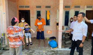 Polsek Sei Beduk Gelar Rekonstruksi 47 Adegan Tindak Pidana Kekerasan Terhadap Anak Yang Mengakibatkan Meninggal Dunia