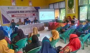 Aktif Berbagai Kegiatan, Plh. Danramil 06/Serasan Hadiri Giat Loka Karya Mini Lintas Sektir Kesehatan