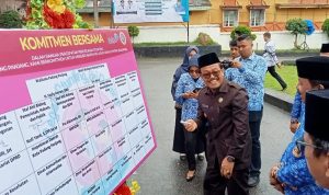 Peringati 4 Hari Besar Sekaligus, Kakankemenag Tandatangani Komitmen Bersama BASUNTING