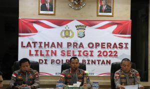 Polres Bintan Laksanakan Latihan Pra Operasi Lilin Seligi 2022 Polres Bintan Laksanakan Latihan Pra Operasi Lilin Seligi 2022