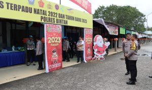 Hari Pertama Operasi Lilin Seligi 2022, Kapolres Bintan Cek Pos Pengamanan