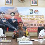 Polres Bintan Laksanakan Konferensi Akhir Tahun 2022