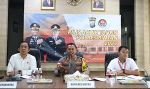 Polres Bintan Laksanakan Konferensi Akhir Tahun 2022 Polres Bintan Laksanakan Konferensi Akhir Tahun 2022