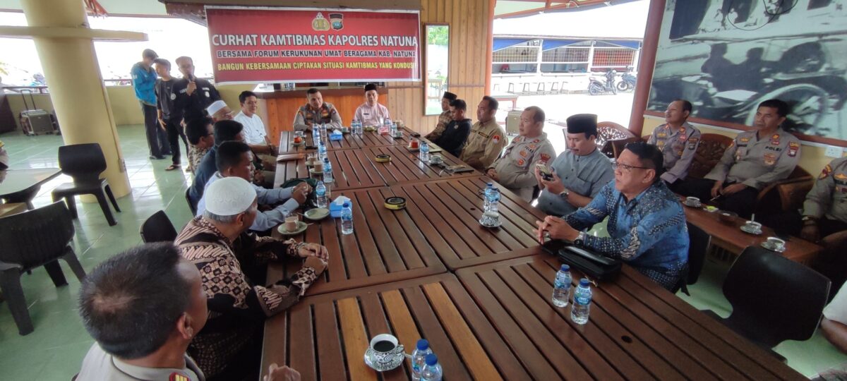 Curhat Polres Natuna Bersama FKUB, Bahas Sejumlah Permasalahan Ditengah Masyarakat Curhat Polres Natuna Bersama FKUB, Bahas Sejumlah Permasalahan Ditengah Masyarakat
