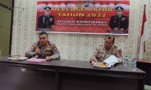Polres Natuna Sampaikan Hasil Ungkap Kasus Dan Capaian Kinerja Sepanjang Tahun 2022