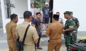 Koramil 06/Serasan Lakukan Pemeriksaan Terhadap Warga Asing Yang Singgah di Kecamatan Serasan