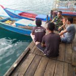 Cuaca Ekstrim, Babinsa Koptu Fian Kembali Himbau Nelayan Waspada Saat Melaut