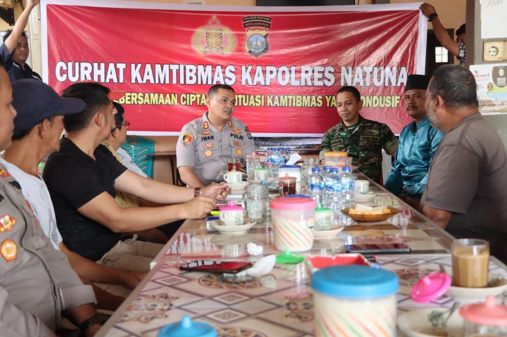 Jum’at Curhat Kamtibmas, Kapolres Natuna Ngopi bareng Bersama Masyarakat Jum’at Curhat Kamtibmas, Kapolres Natuna Ngopi bareng Bersama Masyarakat