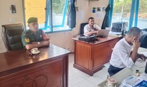 Wujud Sinergitas Koramil 04/Letung Bersama Perangkat Kecamatan