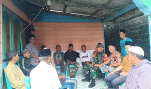 Warga Binaan Meninggal Dunia, Babinsa Serka Didih Turut Melayat