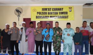Polres Bintan Dan Polsek Jajaran Laksanakan jumat Curhat Serentak Dengan Masyarakat