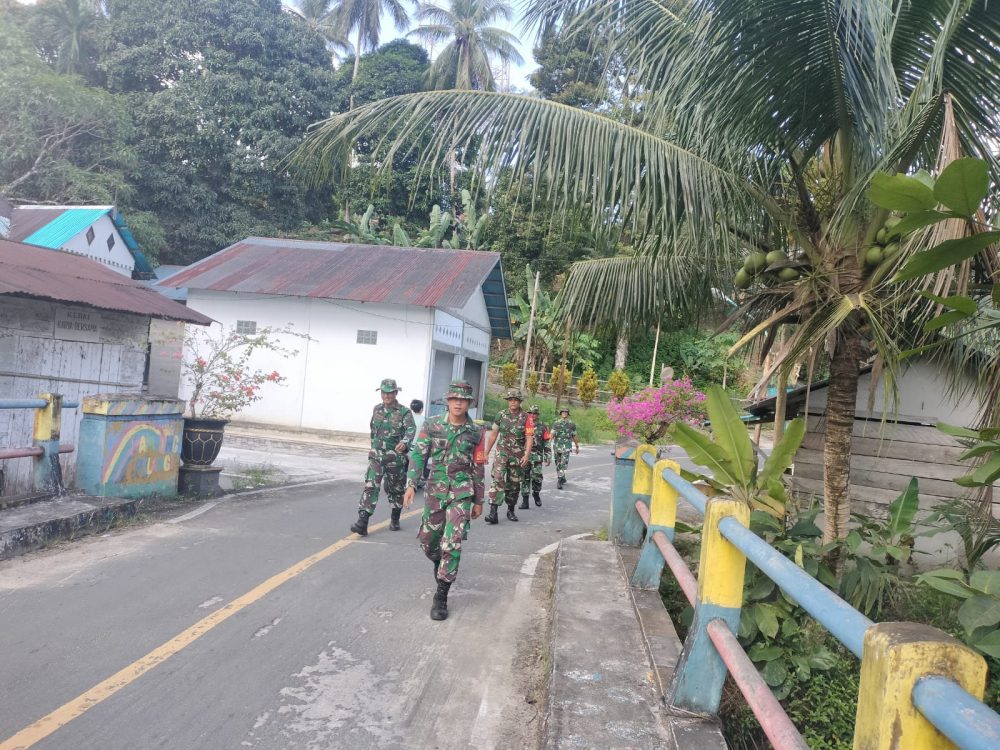 Plh. Danramil 06/Serasan Pimpinan Anggota, Laksanakan Hamnas Plh. Danramil 06/Serasan Pimpinan Anggota, Laksanakan Hamnas