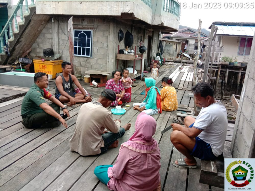 Babinsa Koramil 04/Letung Sosialisasikan Penerimaan KOMCAD Angkatan Darat