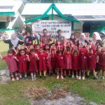 Kenali TNI AD Secara Dini, Siswa Didik TK Kunjungi Koramil 06/Serasan