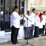 Mardison Mahyuddin Pimpin Apel Pagi di Kantor Dinas PPP Kota Pariaman