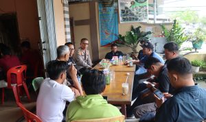 Jumat Curhat, Kapolres Natuna Bangun Komunikasi Dengan Sejumlah Wartawan