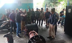 Danramil 04/Letung Bersama Uspika Sambangi Kantor PLN, Pantau Kondisi Mesin Yang Rusak