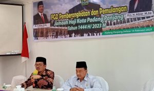 Kemenag Gelar FGD Pemberangkatan dan Pemulangan Jamaah Haji Padang Panjang Tahun 2023