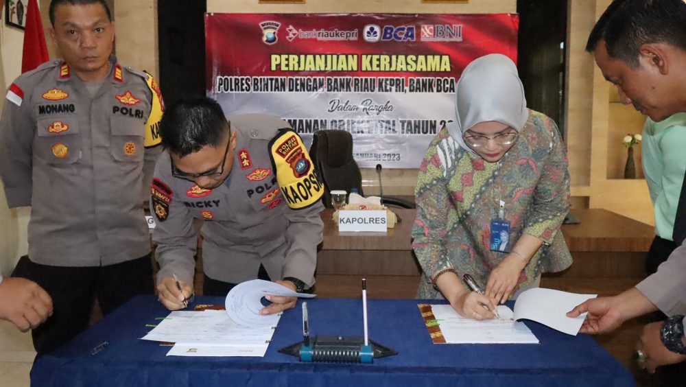 Laksanakan Commander Wish Polres Bintan Jalin Kerjasama Dengan Beberapa Bank