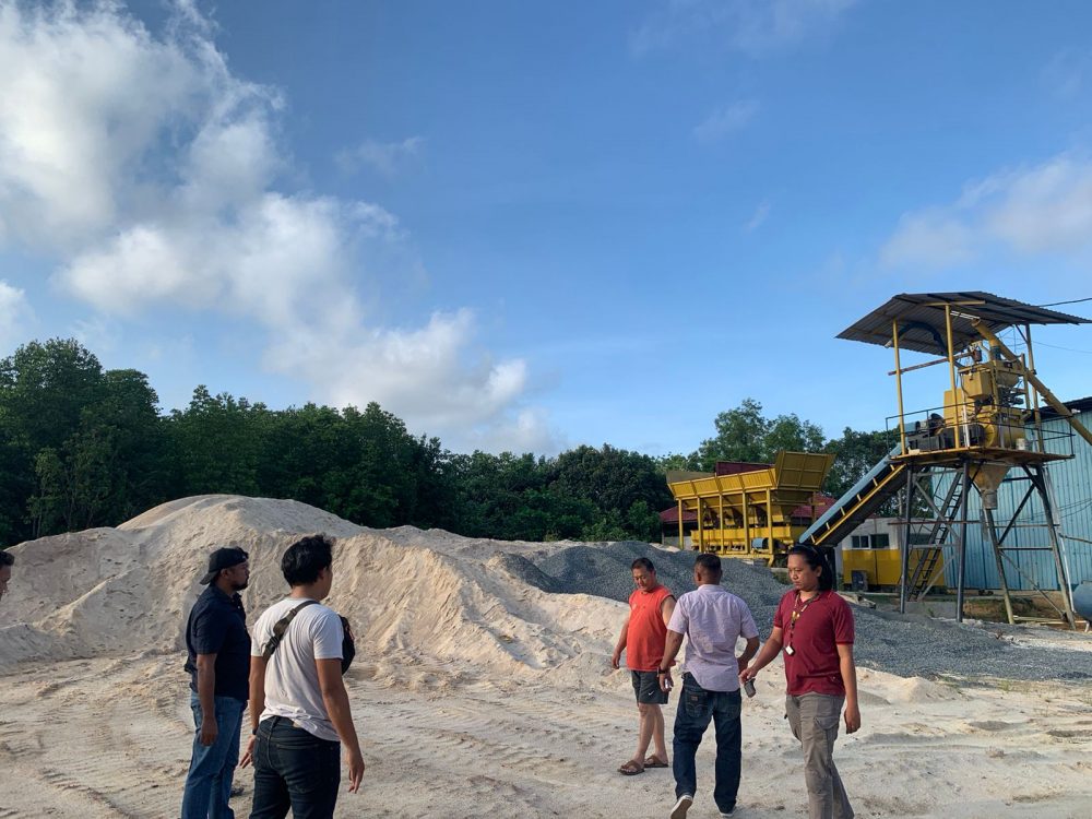 Pastikan Tidak Ada Aktifitas Penambangan Pasir Ilegal, Satreskrim Polres Bintan Dan Polsek Gunung Kijang Lakukan Pengecekan