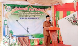 Dukung Visi Padang Pariaman Religius, Pondok Pesantren Madinatul Ilmi Islamiyah Gelar Penyerahan Ijazah Tingkat SMA