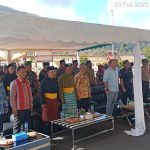 Danramil 04/Letung Hadiri Kegiatan Do’a Selamat Atas Peningkatan Pembangunan Bandara Letung