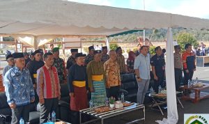Danramil 04/Letung Hadiri Kegiatan Do’a Selamat Atas Peningkatan Pembangunan Bandara Letung