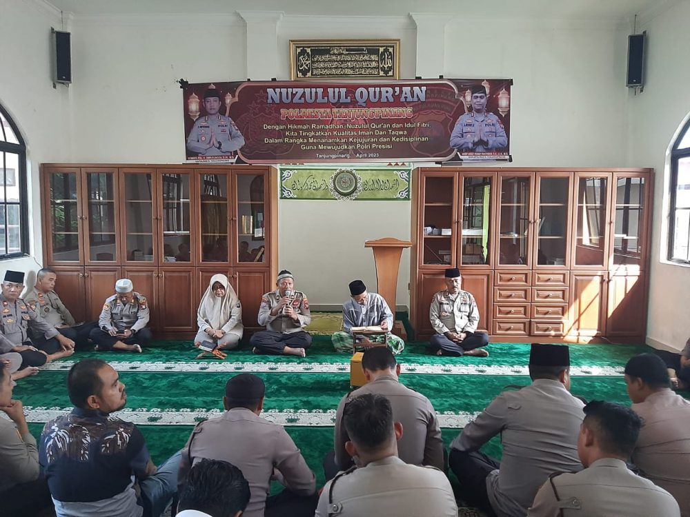 Polresta Tanjungpinang Gelar Peringatan Nuzulul Quran Polresta Tanjungpinang Gelar Peringatan Nuzulul Quran