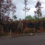 Babinsa Koptu Pamuji Akan Tindakan Tegas Bagi Pelaku Karhutla