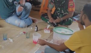 Masih Suasana Lebaran, Babinsa Kopda Anton Ajak Warga Jaga Lingkungan dan Kamtibmas