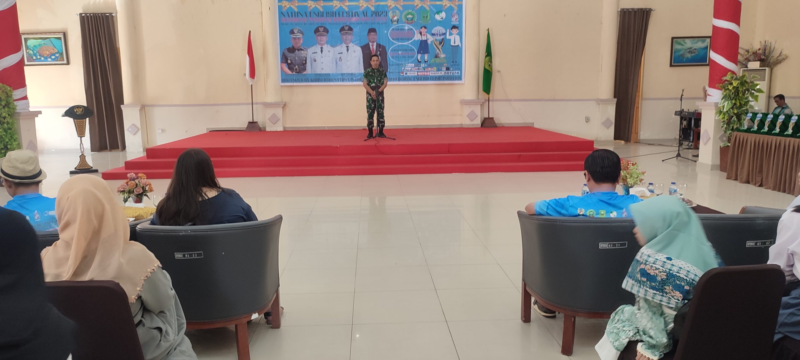 Tersisa 31 Peserta, Lomba Debat dan Pidato Bahasa Inggris Kodim 0318/Natuna Memasuki Babak Final