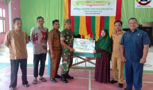 Babinsa Kopda Suwarno Kembali Lakukan Pendampingan Penyaluran BLT DD Tanjung Kumbik