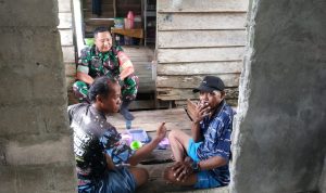 Jilin Silaturrahmi, Babinsa Koptu Pamuji Kembali Komsos Dengan Warga Desa Sedarat Baru
