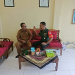 Jaga Sitkamtibmas, Plh. Danramil 06/Serasan Jalin Koordinasi Dengan Pemerintah Kecamatan
