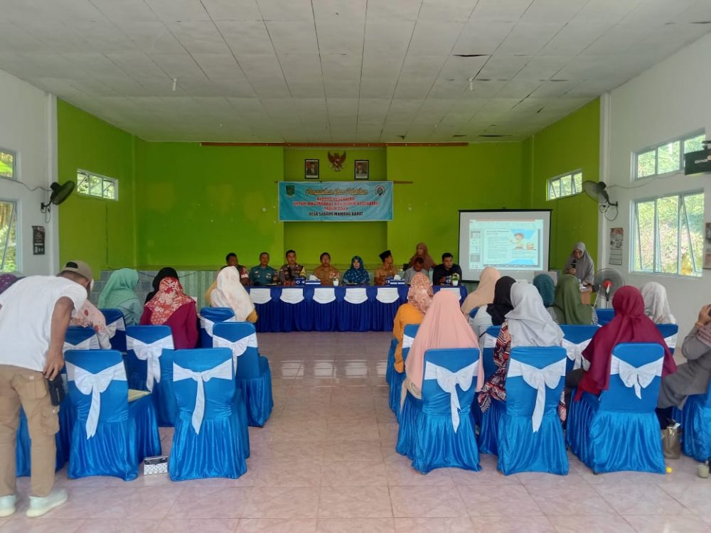 Cegah Stunting, Babinsa Koramil 03/Sedanau Dukung Pelatihan dan Penyuluhan Gizi